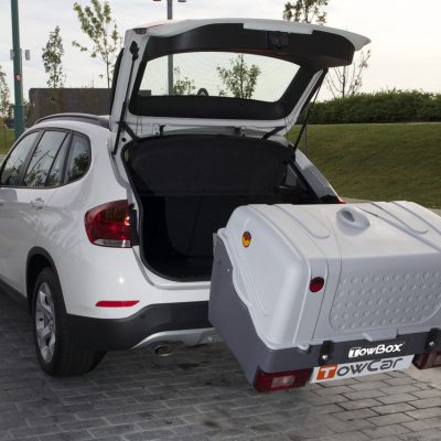 Bagagebox voor op de trekhaak 350ltr per dag